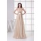 Floor-Length Chiffon Silk like Satin A-Line Long Bridesmaid Dresses 02010032