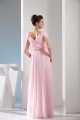 Sheath/Column Floor-Length Chiffon Long Pink Bridesmaid Evening Dresses 02010036 Sheath/Column Floor-Length Chiffon Long Pink Bridesmaid Evening Dresses 02010036