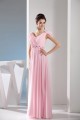Sheath/Column Floor-Length Chiffon Long Pink Bridesmaid Evening Dresses 02010036 Sheath/Column Floor-Length Chiffon Long Pink Bridesmaid Evening Dresses 02010036