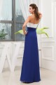 A-Line Sweetheart White Blue Beaded Long Bridesmaid Dresses 02010037 A-Line Sweetheart White Blue Beaded Long Bridesmaid Dresses 02010037