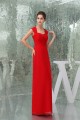 Floor-Length Criss Cross Sweetheart Sheath/Column Best Long Red Bridesmaid Dresses 02010041