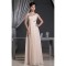 A-Line Floor-Length One-Shoulder Sleeveless Beaded Long Bridesmaid Dresses 02010042