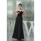 Floor-Length Sleeveless Long Black Best Bridesmaid Dresses 02010044
