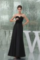Floor-Length Sleeveless Long Black Best Bridesmaid Dresses 02010044