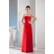 Floor-Length Sleeveless Long Red Bridesmaid Dresses 02010045