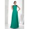 Floor-Length Sleeveless Portrait Chiffon Lace Best Bridesmaid Dresses 02010047