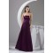 A-Line Sleeveless Floor-Length Strapless Pleats Long Bridesmaid Dresses 02010049