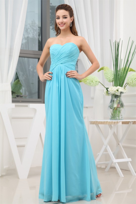 Floor-Length Sweetheart Sleeveless Sheath/Column Long Blue Bridesmaid Prom/Formal Evening Dresses 02010052 Floor-Length Sweetheart Sleeveless Sheath/Column Long Blue Bridesmaid Prom/Formal Evening Dresses 02010052