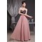 A-Line Sweetheart Chiffon and Beaded Lace Long Bridesmaid Dresses 02010054