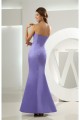 Trumpet/Mermaid Floor-Length Sleeveless Satin Long Bridesmaid Dresses 02010055
