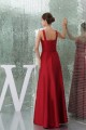 Halter Floor-Length Ruffles Sleeveless Taffeta Long Red Bridesmaid Dresses 02010057 Halter Floor-Length Ruffles Sleeveless Taffeta Long Red Bridesmaid Dresses 02010057