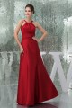 Halter Floor-Length Ruffles Sleeveless Taffeta Long Red Bridesmaid Dresses 02010057 Halter Floor-Length Ruffles Sleeveless Taffeta Long Red Bridesmaid Dresses 02010057