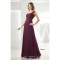 One-Shoulder A-Line Ruffles Sleeveless Floor-Length Long Bridesmaid Dresses 02010065