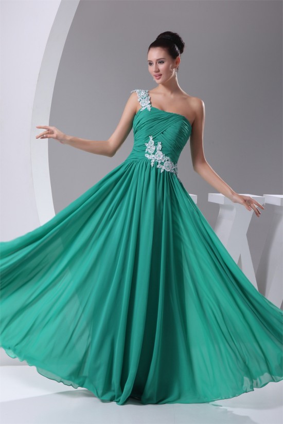 A-Line One-Shoulder Chiffon Floor-Length Best Bridesmaid Dresses 02010069 A-Line One-Shoulder Chiffon Floor-Length Best Bridesmaid Dresses 02010069