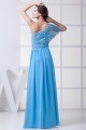 A-Line One-Shoulder Floor-Length Chiffon Lace Long Bridesmaid Dresses 02010070 A-Line One-Shoulder Floor-Length Chiffon Lace Long Bridesmaid Dresses 02010070