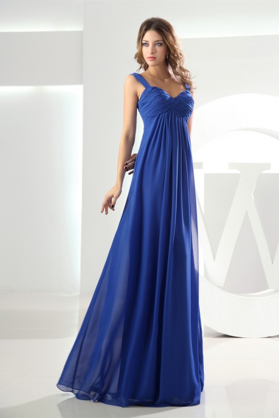 Empire Ruffles Chiffon Sleeveless Long Blue Bridesmaid Dresses Maternity Dresses 02010079 Empire Ruffles Chiffon Sleeveless Long Blue Bridesmaid Dresses Maternity Dresses 02010079