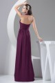 A-Line Ruffles Halter Floor-Length Chiffon Best Long Bridesmaid Dresses 02010081