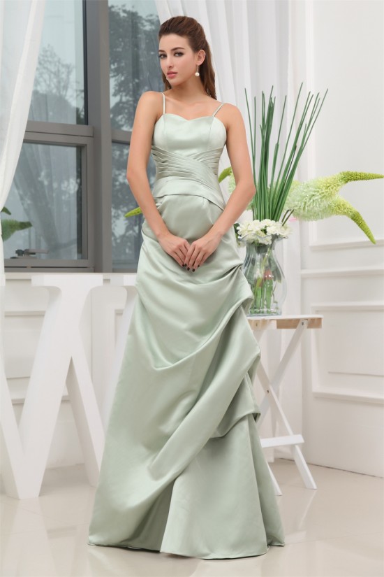Satin Ruffles Sheath/Column Floor-Length Best Bridesmaid Dresses 02010084 Satin Ruffles Sheath/Column Floor-Length Best Bridesmaid Dresses 02010084