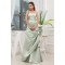 Satin Ruffles Sheath/Column Floor-Length Best Bridesmaid Dresses 02010084