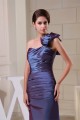 Sheath/Column Ankle-Length Sleeveless Taffeta Best Long Bridesmaid Dresses 02010085