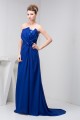 A-Line Chiffon Sequins Long Blue Brush Sweep Train Bridesmaid Dresses 02010090 A-Line Chiffon Sequins Long Blue Brush Sweep Train Bridesmaid Dresses 02010090