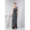 Sheath/Column One-Shoulder Long Chiffon Bridesmaid Dresses under 100 02010093