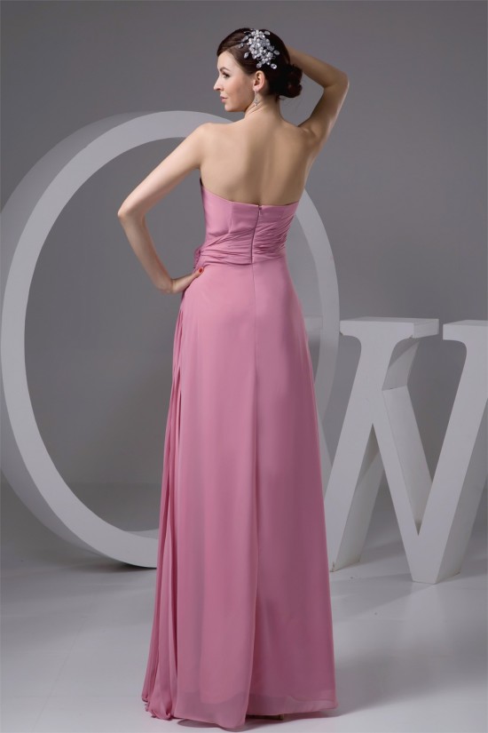 Most Popular Ruffles Strapless Chiffon Long Bridesmaid Dresses 02010106 Most Popular Ruffles Strapless Chiffon Long Bridesmaid Dresses 02010106