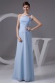 Sleeveless One-Shoulder Chiffon Long Bridesmaid Dresses 02010113