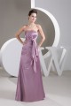 Strapless Beading Sleeveless A-Line Brush Sweep Train Bridesmaid Dresses 02010116