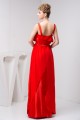 Straps Sheath/Column Sleeveless Bows  Long Bridesmaid Dresses 02010117