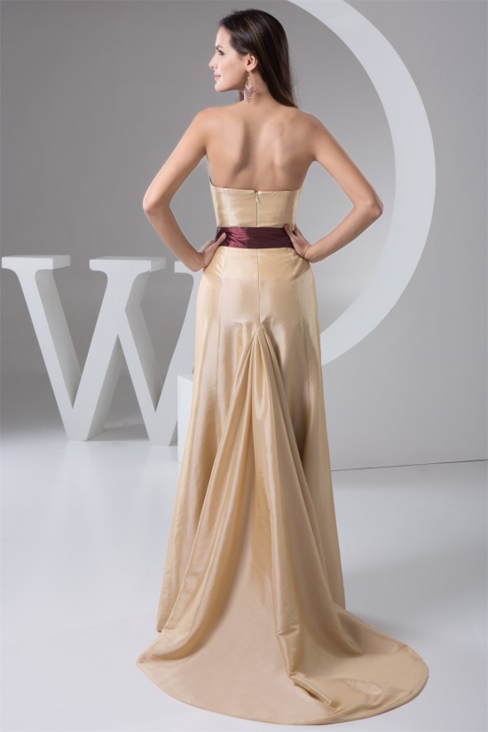 Classic Taffeta Ruched Brush Sweep Train Best Long Bridesmaid Dresses 02010118 Classic Taffeta Ruched Brush Sweep Train Best Long Bridesmaid Dresses 02010118