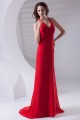 A-Line Chiffon Brush Sweep Train Long Red Chiffon Bridesmaid Dresses 02010120 A-Line Chiffon Brush Sweep Train Long Red Chiffon Bridesmaid Dresses 02010120