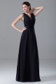 A-Line Chiffon V-Neck Long Black Bridesmaid/Wedding Party Dresses 02010121 A-Line Chiffon V-Neck Long Black Bridesmaid/Wedding Party Dresses 02010121