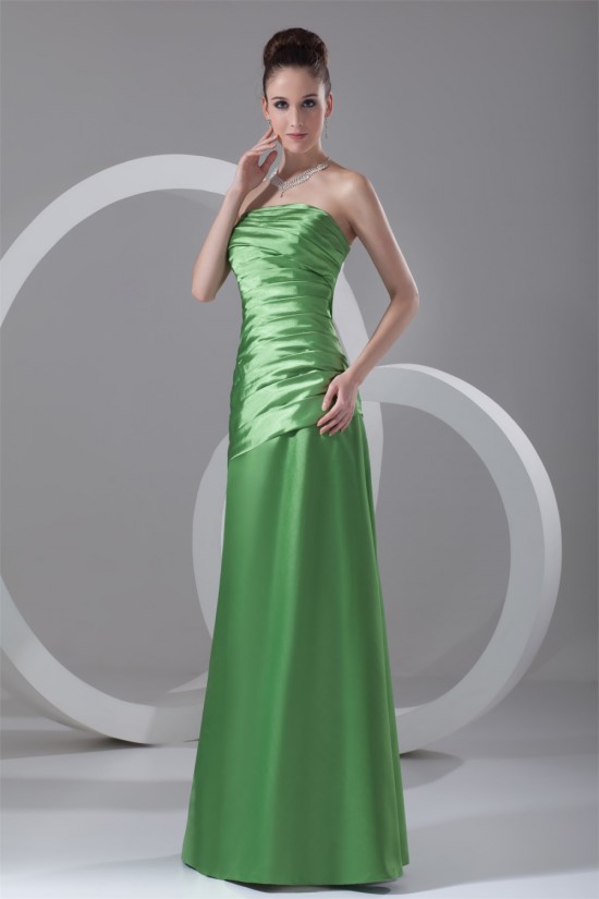 A-Line Floor-Length Pleats Strapless Sleeveless Long Bridesmaid Dresses 02010123 A-Line Floor-Length Pleats Strapless Sleeveless Long Bridesmaid Dresses 02010123