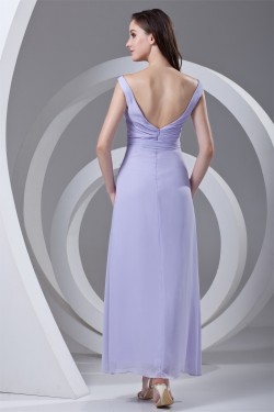 Ankle-Length Chiffon Long Bridesmaid Dresses 02010132