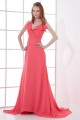 A-Line Ruffles Chiffon Long Bridesmaid/Evening Dresses 02010139 A-Line Ruffles Chiffon Long Bridesmaid/Evening Dresses 02010139