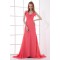 A-Line Ruffles Chiffon Long Bridesmaid/Evening Dresses 02010139