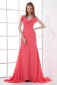 A-Line Ruffles Chiffon Long Bridesmaid/Evening Dresses 02010139 A-Line Ruffles Chiffon Long Bridesmaid/Evening Dresses 02010139
