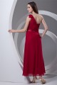 A-Line Chiffon Bows Strapless One-Shoulder Long Red Bridesmaid Dresses 02010141 A-Line Chiffon Bows Strapless One-Shoulder Long Red Bridesmaid Dresses 02010141