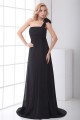 Hot Selling Chiffon One-Shoulder Long Black Bridesmaid Dresses 02010143 Hot Selling Chiffon One-Shoulder Long Black Bridesmaid Dresses 02010143