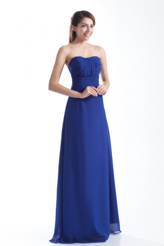 Hot Selling Pleats Strapless Long Blue Bridesmaid/Prom/Formal Evening Dresses 02010144 Hot Selling Pleats Strapless Long Blue Bridesmaid/Prom/Formal Evening Dresses 02010144