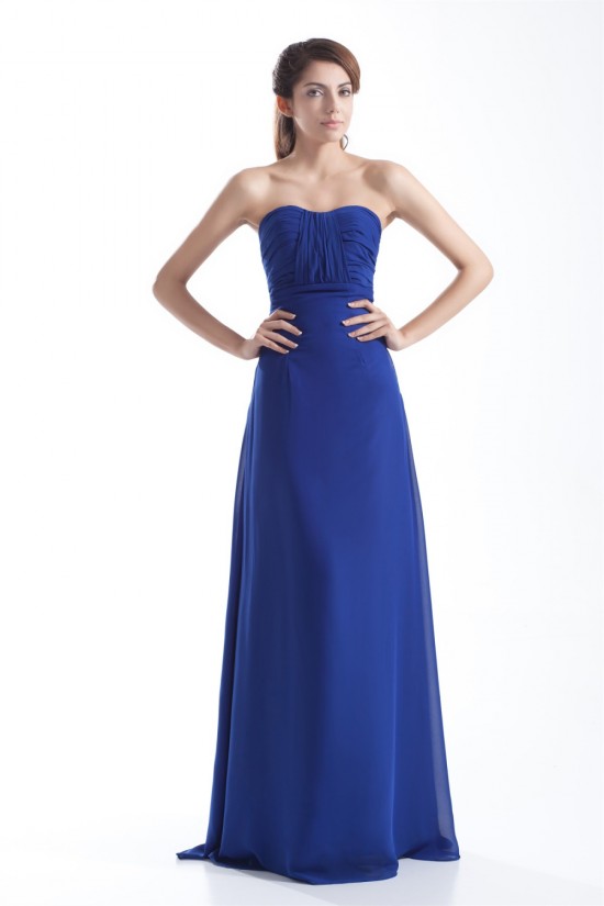 Hot Selling Pleats Strapless Long Blue Bridesmaid/Prom/Formal Evening Dresses 02010144 Hot Selling Pleats Strapless Long Blue Bridesmaid/Prom/Formal Evening Dresses 02010144