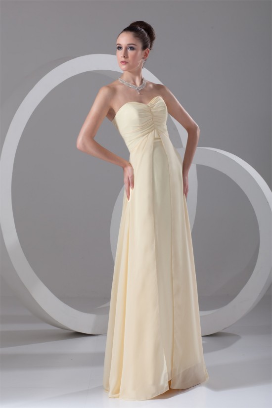 Chiffon Ruched Floor-Length Long Bridesmaid Dresses 02010145 Chiffon Ruched Floor-Length Long Bridesmaid Dresses 02010145
