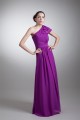 A-Line One-Shoulder Ruffles Floor-Length Purple Bridesmaid Dresses 02010146 A-Line One-Shoulder Ruffles Floor-Length Purple Bridesmaid Dresses 02010146