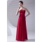 Criss Cross Chiffon Empire Strapless Maternity Long Red Maternity Bridesmaid Dresses 02010151