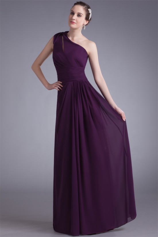A-Line Chiffon Floor-Length Long Purple Bridesmaid Dresses 02010153 A-Line Chiffon Floor-Length Long Purple Bridesmaid Dresses 02010153
