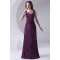 Floor-Length Chiffon Long Purple Bridesmaid Dresses 02010154