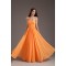 A-Line Sweetheart Floor-Length Chiffon Pleats Long Bridesmaid Dresses 02010155
