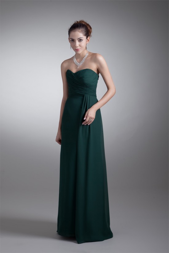 Floor-Length Sweetheart Sheath/Column Chiffon Long Bridesmaid Dresses 02010159 Floor-Length Sweetheart Sheath/Column Chiffon Long Bridesmaid Dresses 02010159