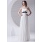 Empire Strapless Long White Chiffon Bridesmaid Dresses Maternity Dresses 02010161